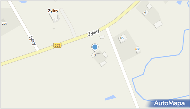 Żyliny, Żyliny, 5, mapa Żyliny