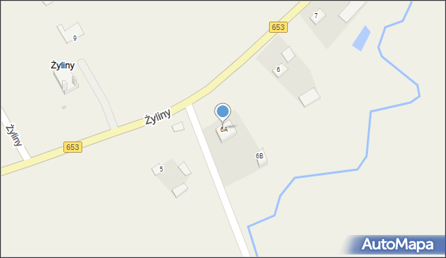 Żyliny, Żyliny, 6A, mapa Żyliny