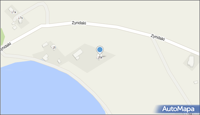 Zyndaki, Zyndaki, 16a, mapa Zyndaki