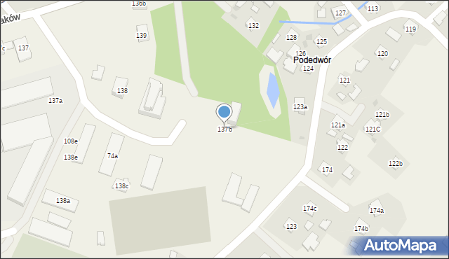 Żyraków, Żyraków, 137b, mapa Żyraków