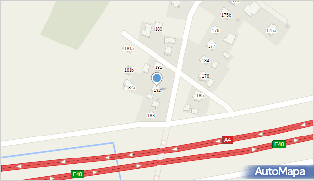 Żyraków, Żyraków, 182, mapa Żyraków