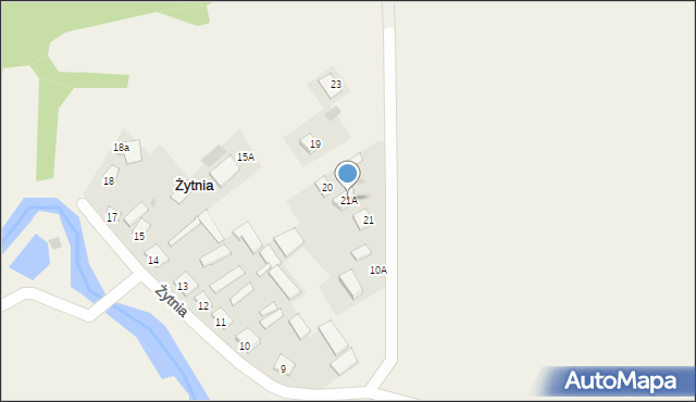 Żytnia, Żytnia, 21A, mapa Żytnia