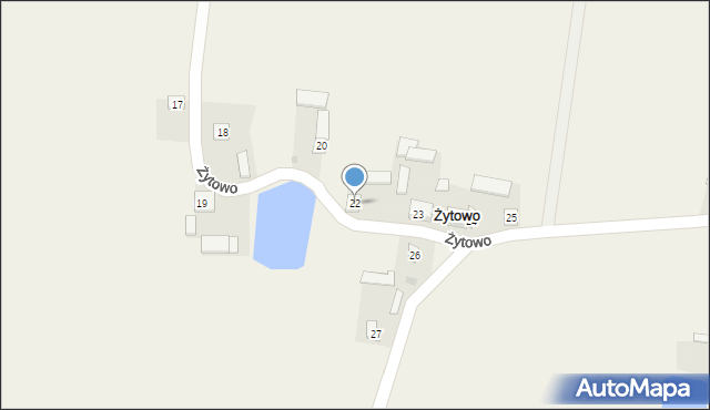 Żytowo, Żytowo, 22, mapa Żytowo