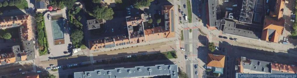 Zdjęcie satelitarne 1 Maja ul.