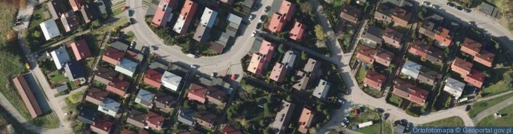 Zdjęcie satelitarne 1 Brygady ul.