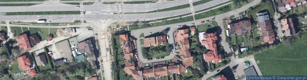 Zdjęcie satelitarne 1 Brygady ul.