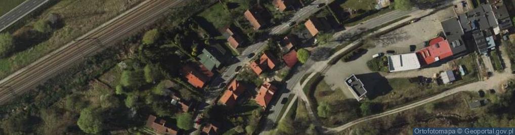 Zdjęcie satelitarne 1 Dywizji Wojska Polskiego ul.