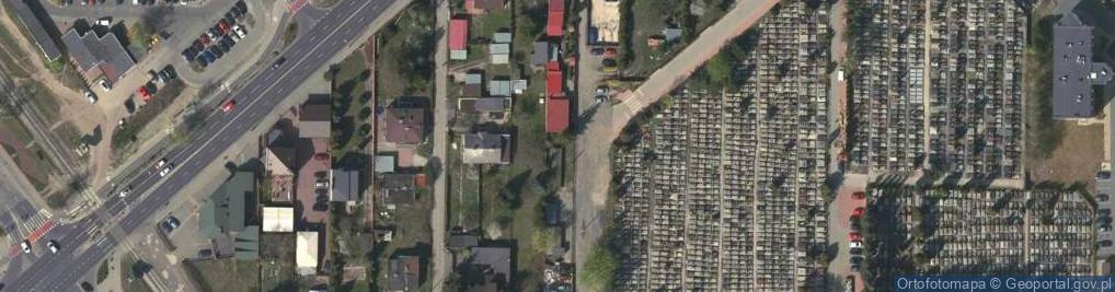Zdjęcie satelitarne 1 Sierpnia ul.