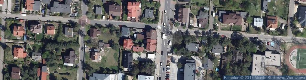 Zdjęcie satelitarne 1 Praskiego Pułku Wojska Polskiego ul.