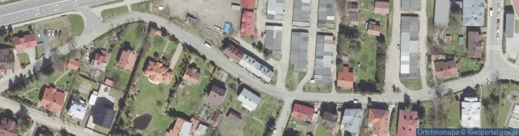 Zdjęcie satelitarne 2 Pułku Strzelców Podhalańskich ul.
