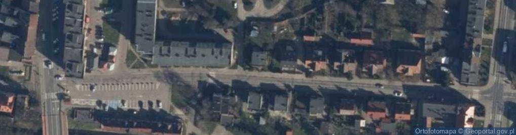 Zdjęcie satelitarne 3 Pułku Piechoty ul.