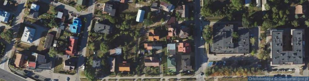 Zdjęcie satelitarne 42 Pułku Piechoty ul.