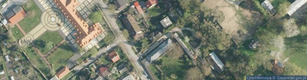 Zdjęcie satelitarne 4 Pułku Piechoty Wojska Polskiego ul.