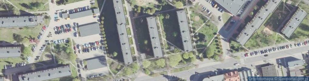 Zdjęcie satelitarne 55. Pułku Piechoty ul.