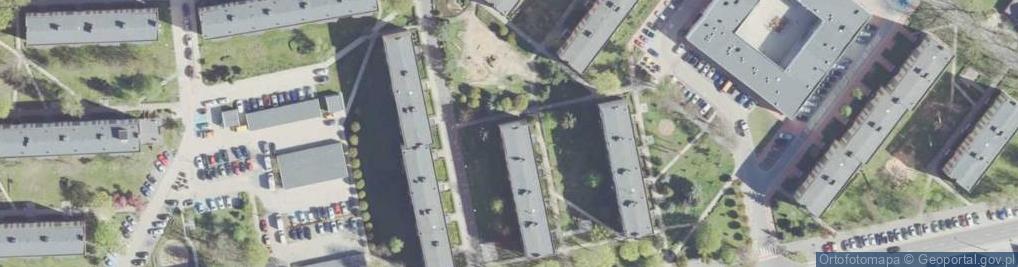 Zdjęcie satelitarne 55. Pułku Piechoty ul.