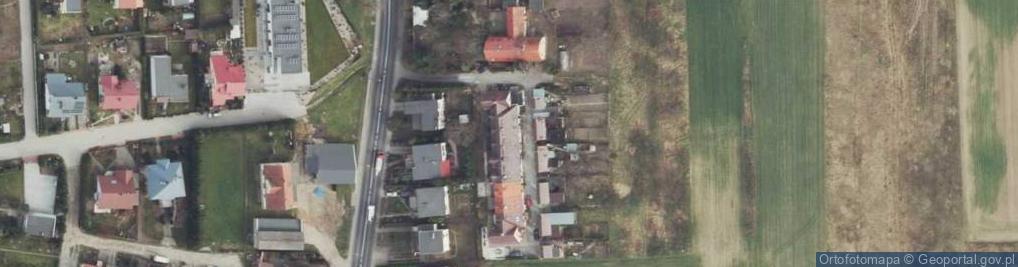 Zdjęcie satelitarne 55 Poznańskiego Pułku Piechoty ul.