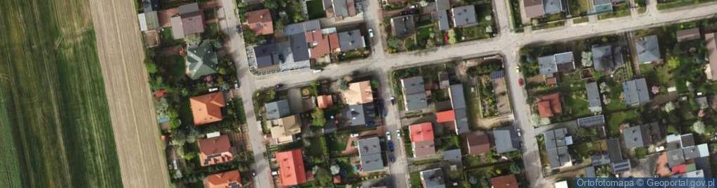 Zdjęcie satelitarne 57 Pułku Piechoty Wielkopolskiej ul.