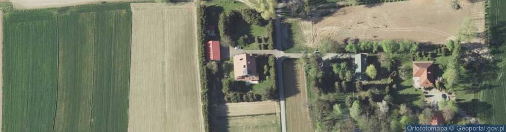 Zdjęcie satelitarne Abramowice Kościelne ul.
