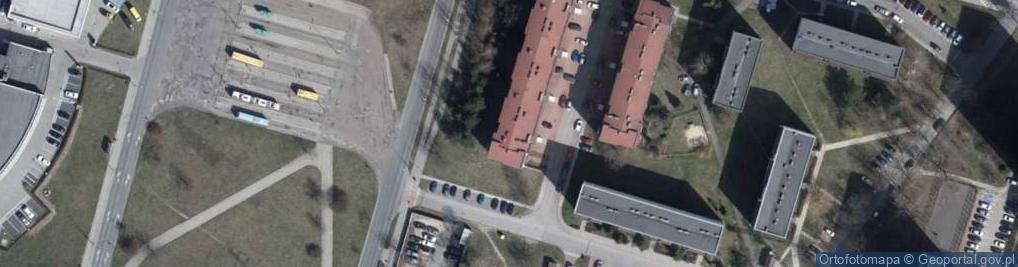 Zdjęcie satelitarne Adamieckiego Karola ul.