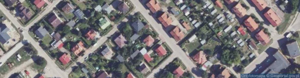 Zdjęcie satelitarne Akacyjna ul.