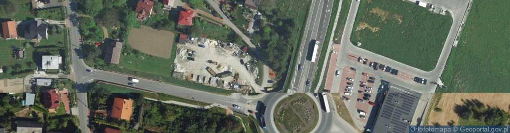 Zdjęcie satelitarne Akacjowa ul.