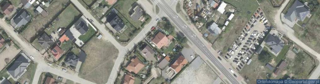 Zdjęcie satelitarne Akacjowa ul.