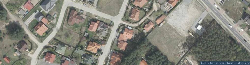 Zdjęcie satelitarne Akacjowa ul.