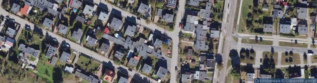 Zdjęcie satelitarne Akacjowa ul.