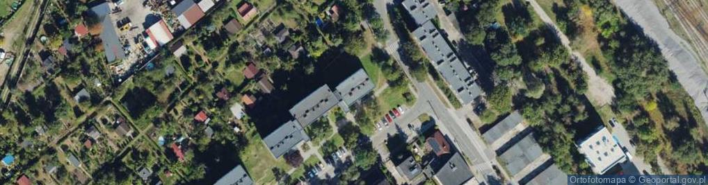 Zdjęcie satelitarne Akacjowa ul.