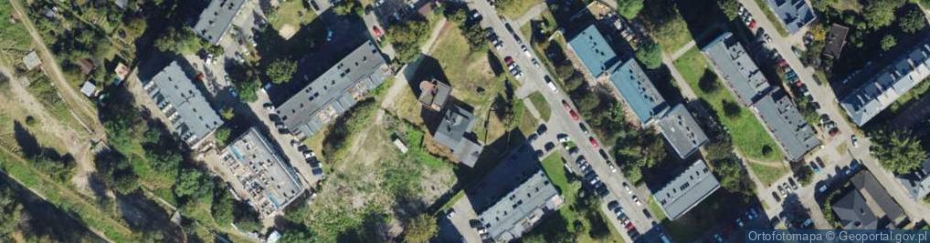 Zdjęcie satelitarne Akacjowa ul.