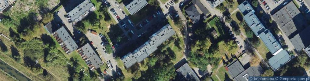 Zdjęcie satelitarne Akacjowa ul.