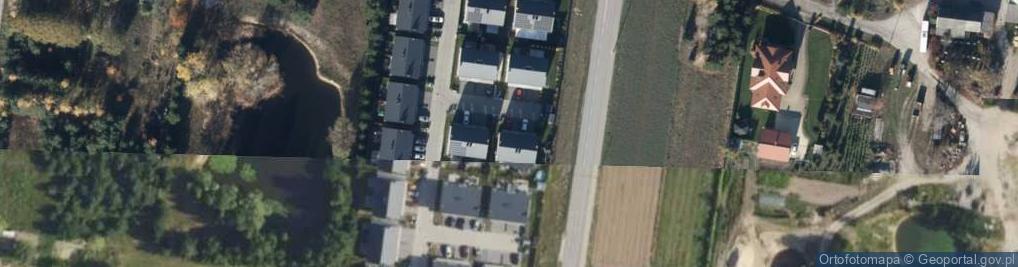 Zdjęcie satelitarne Aksamitna ul.