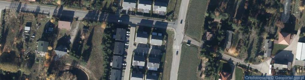 Zdjęcie satelitarne Aksamitna ul.