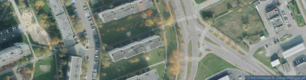 Zdjęcie satelitarne Aleja 11 Listopada al.