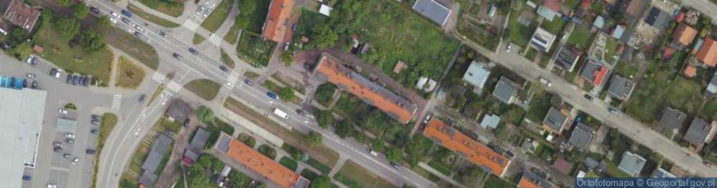 Zdjęcie satelitarne Aleja Grunwaldzka al.