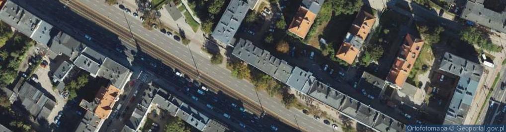 Zdjęcie satelitarne Aleja Grunwaldzka al.