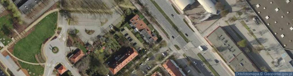 Zdjęcie satelitarne Aleja Grunwaldzka al.