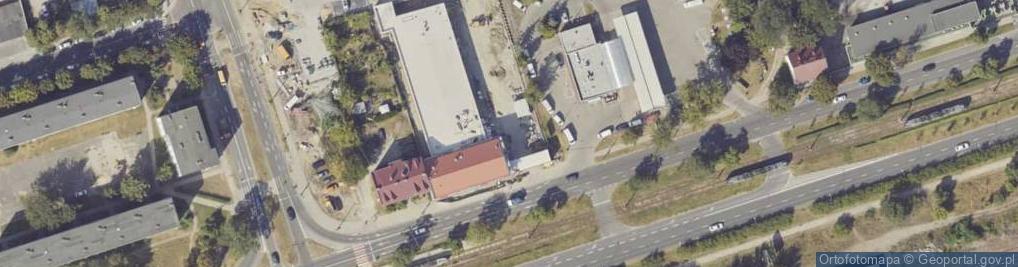 Zdjęcie satelitarne Aleje 11 Listopada al.