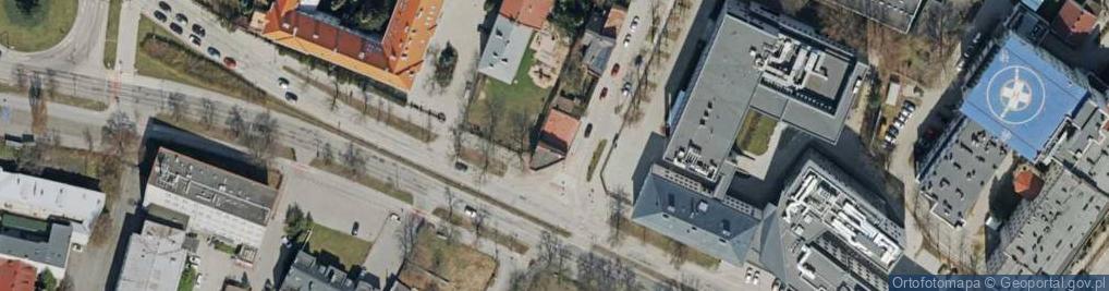 Zdjęcie satelitarne Aleja IX Wieków Kielc al.