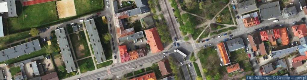 Zdjęcie satelitarne Aleje Jana Pawła II al.