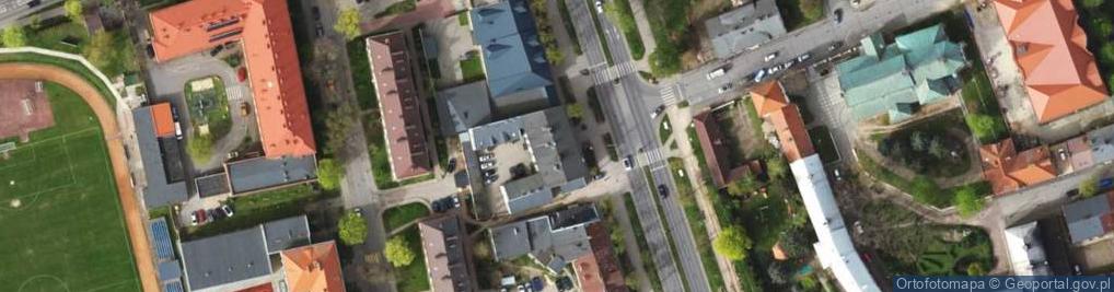 Zdjęcie satelitarne Aleje Jana Pawła II al.