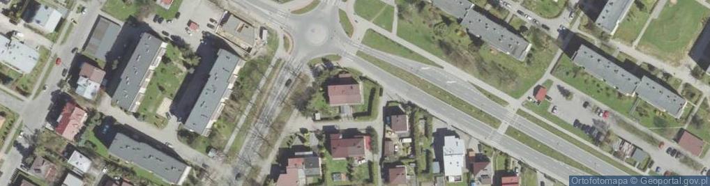 Zdjęcie satelitarne Aleje Sucharskiego Henryka, mjr. al.