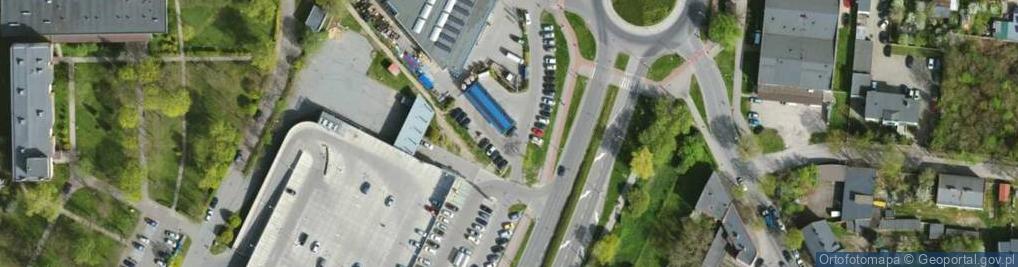 Zdjęcie satelitarne Al. Armii Krajowej al.