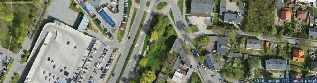 Zdjęcie satelitarne Al. Armii Krajowej al.