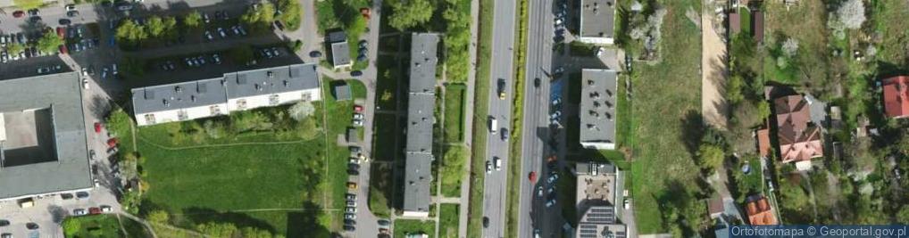 Zdjęcie satelitarne Al. Armii Krajowej al.