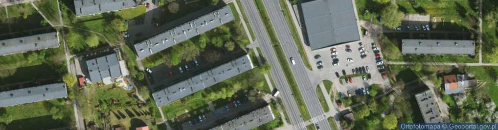 Zdjęcie satelitarne Al. Armii Krajowej al.