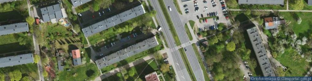 Zdjęcie satelitarne Al. Armii Krajowej al.