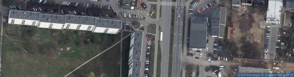Zdjęcie satelitarne Aleja Armii Krajowej al.