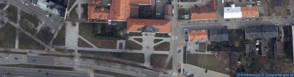 Zdjęcie satelitarne Aleje Kopernika Mikołaja al.