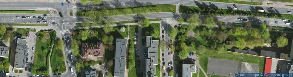 Zdjęcie satelitarne Aleje Kopernika Mikołaja al.